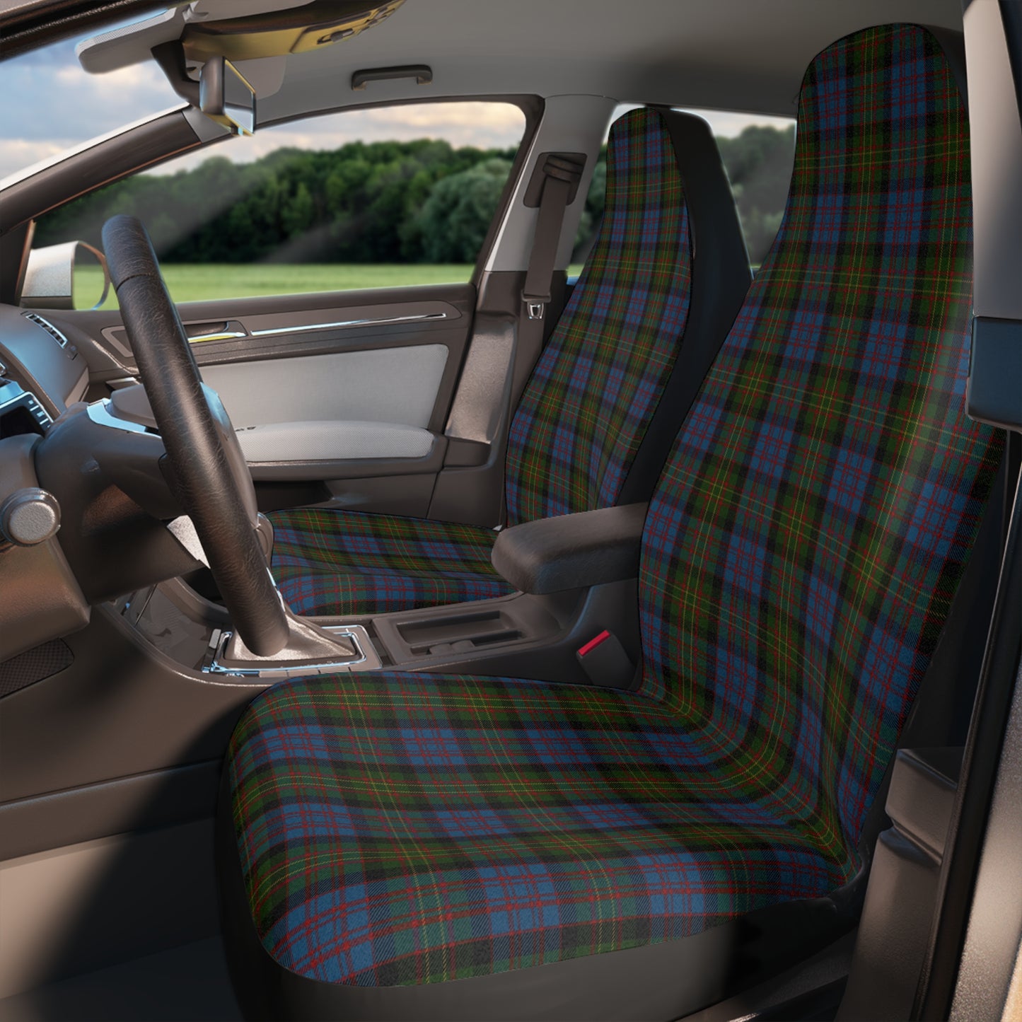 Clan Bowie Tartan Car Seat Covers