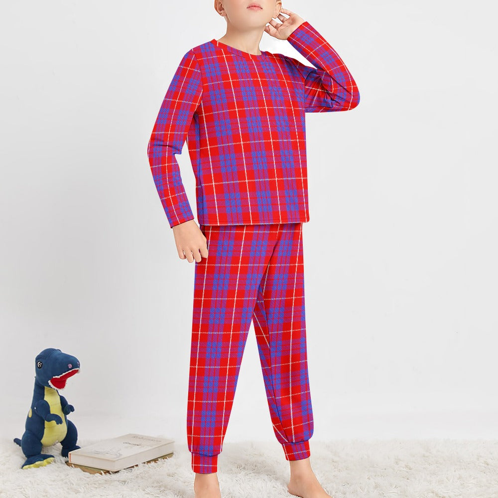 Clan Hamilton Tartan Boy's Pajama suit