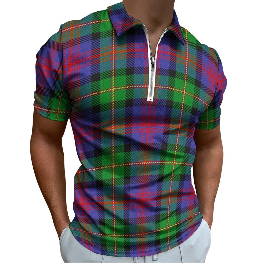 Clan Logan Tartan Short sleeve polo shirt