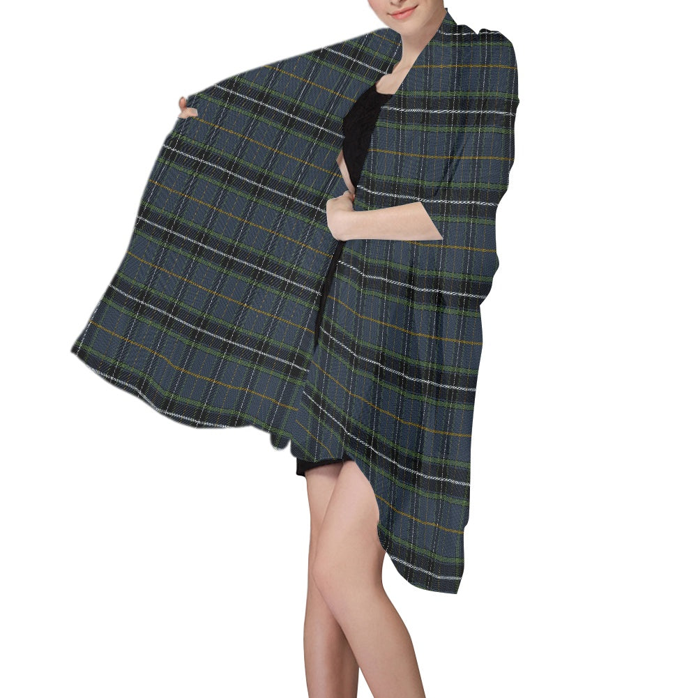 Breizh | Breton | Bretagne Bro-Kerne Tartan Chiffon Scarf