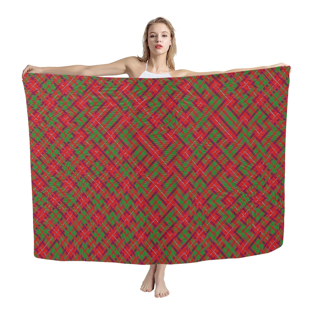 Clan Shaw Tartan Bias Chiffon Scarf