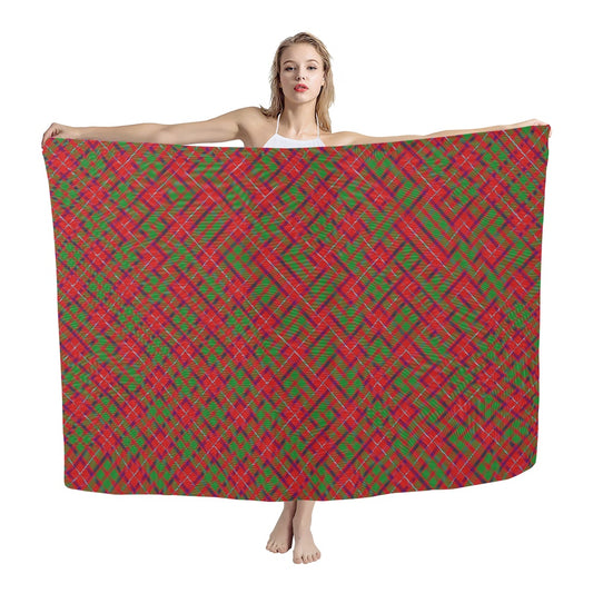 Clan Shaw Tartan Bias Chiffon Scarf