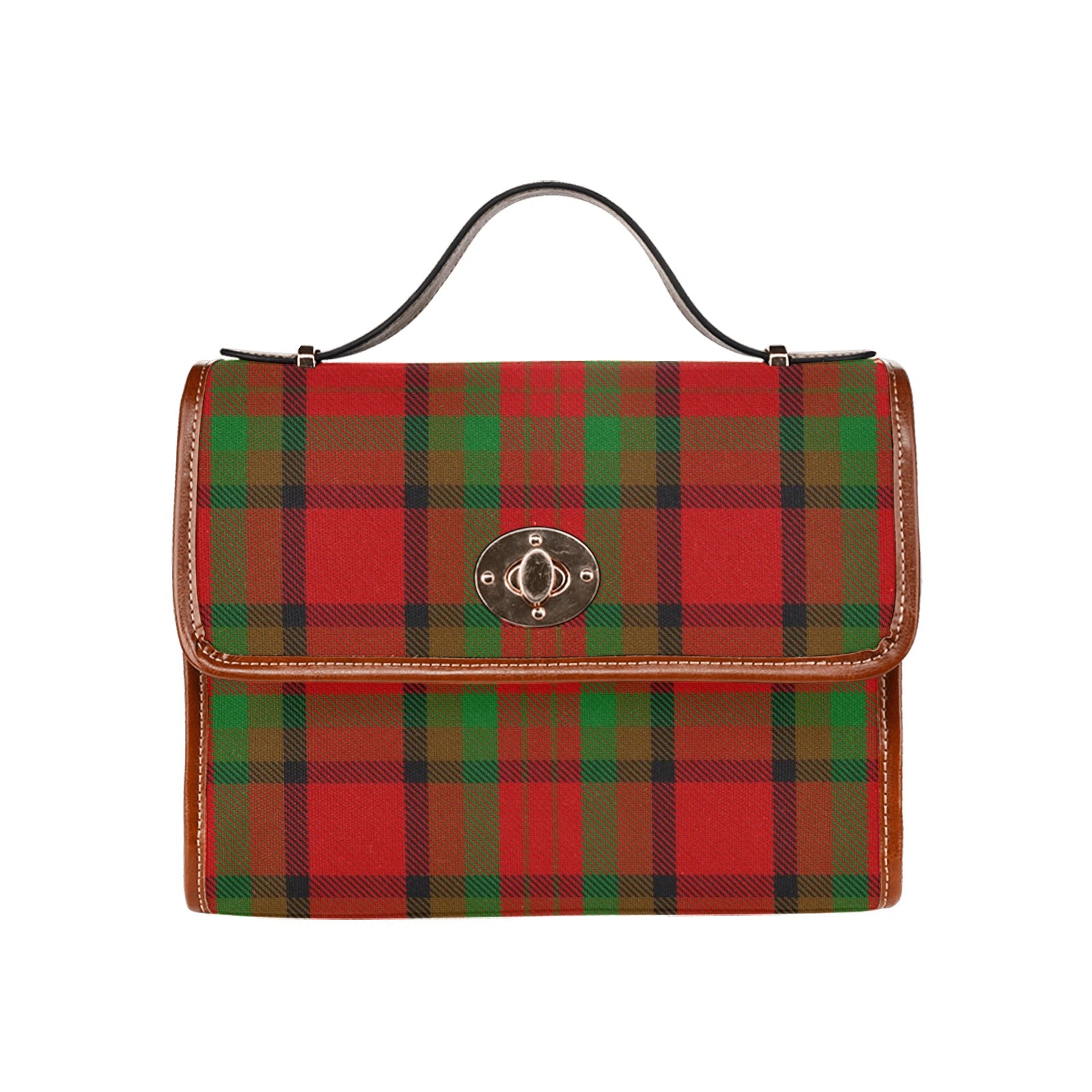 Irish County Tipperary Tartan Canvas Handbag