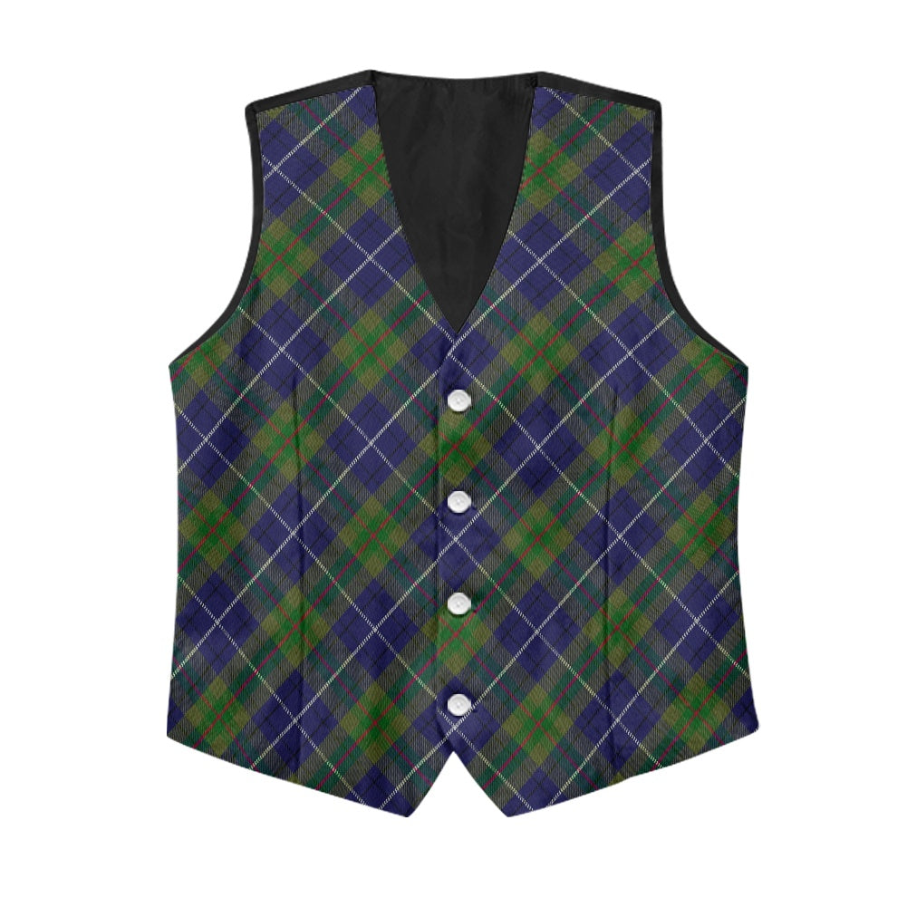 Clan Coulthard Tartan Bias Suit vest jacket