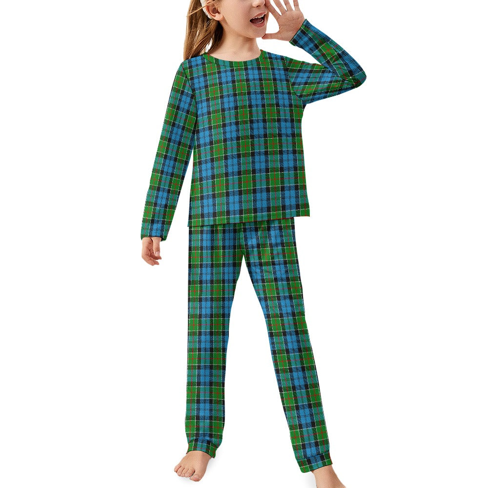 Clan Colquhoun Tartan Girl's Pajama suit