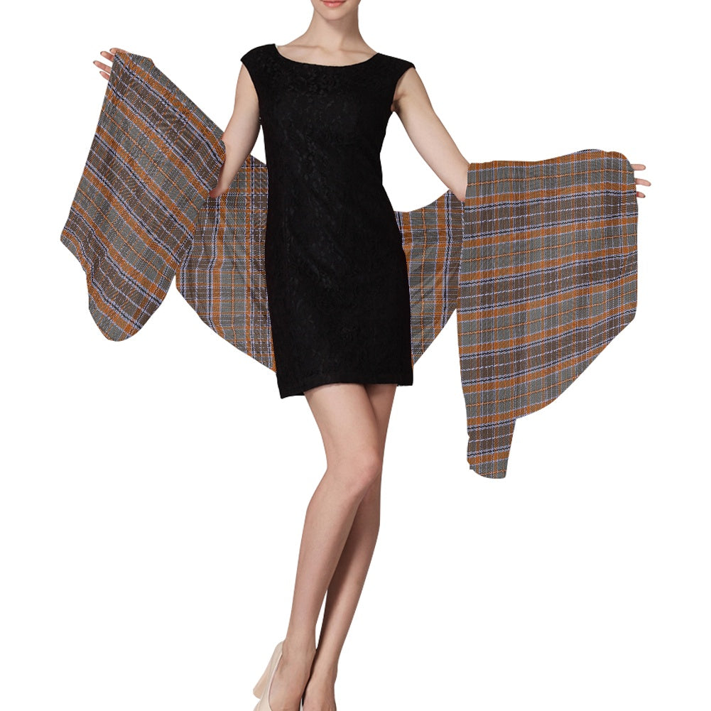 Irish County Leitrim Tartan Chiffon Scarf