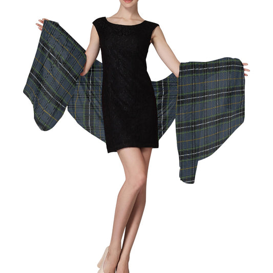 Breizh | Breton | Bretagne Bro-Kerne Tartan Chiffon Scarf