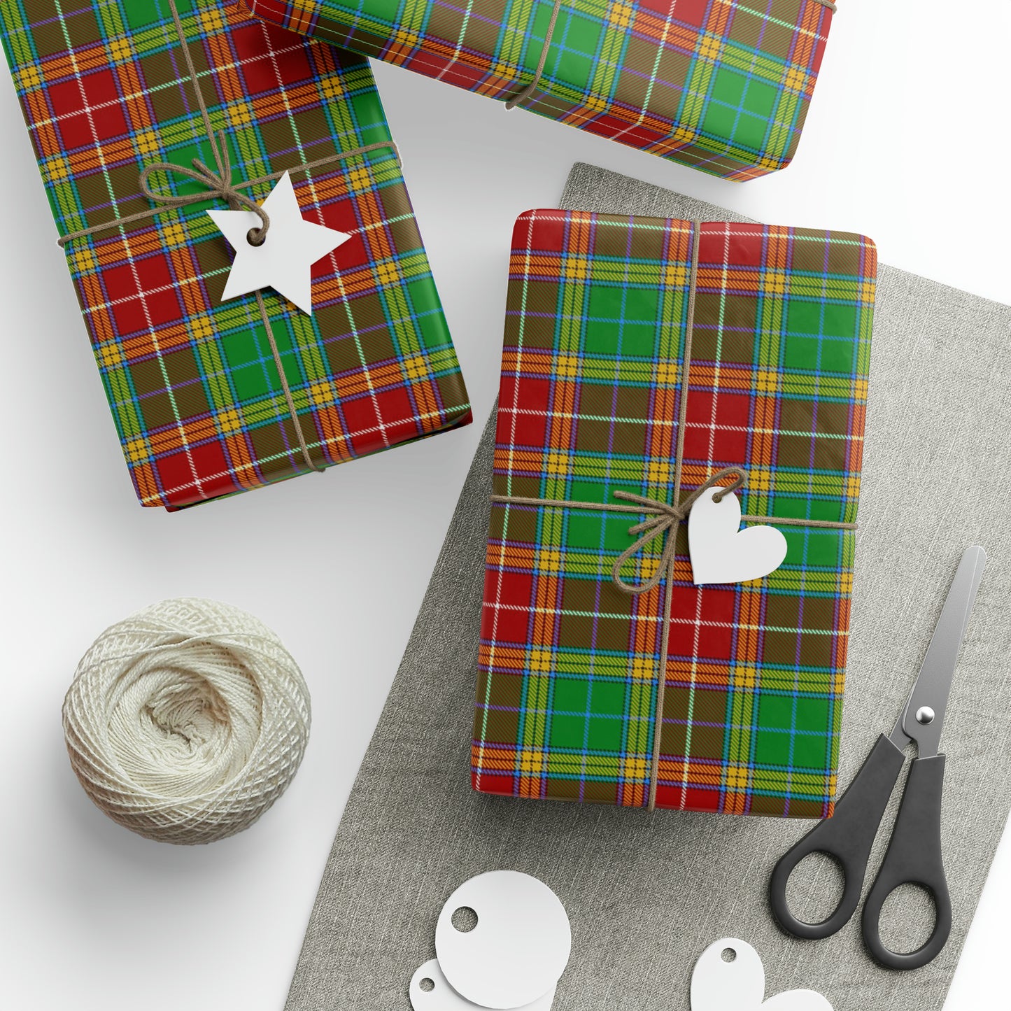 Clan Baxter Tartan Wrapping Papers