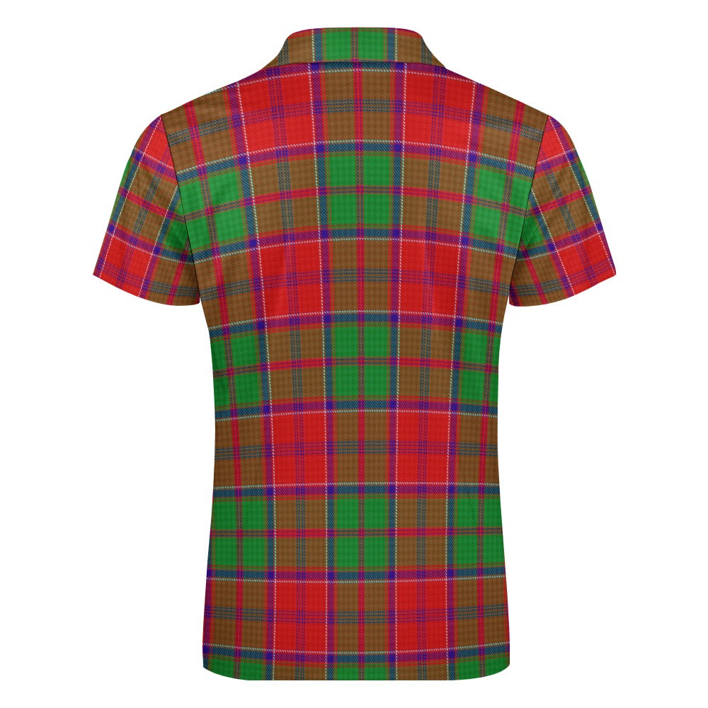 Clan Grant Tartan Short sleeve polo shirt