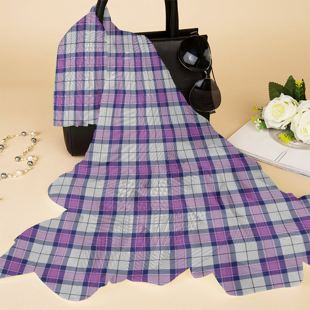 Dance - Kerr Orchid Tartan Chiffon Scarf