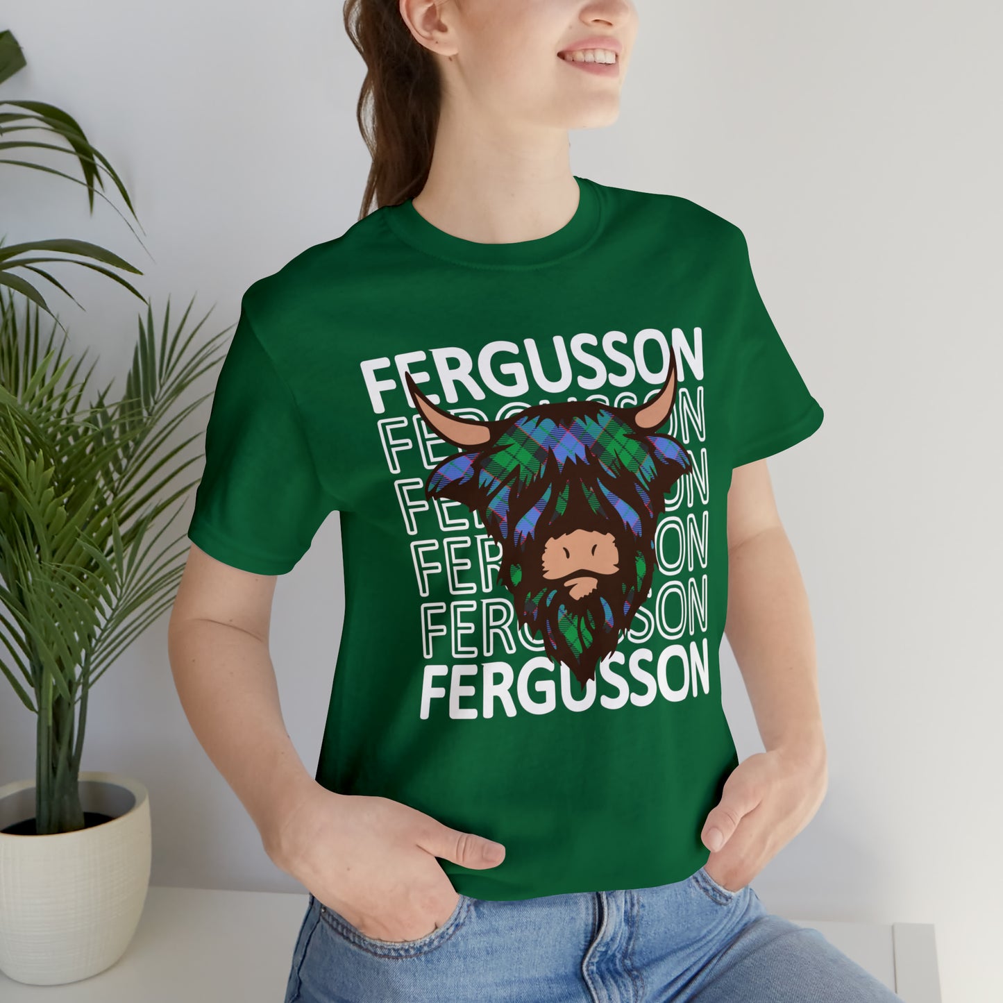 Clan Fergusson | Hairy Coo | Unisex T-Shirt