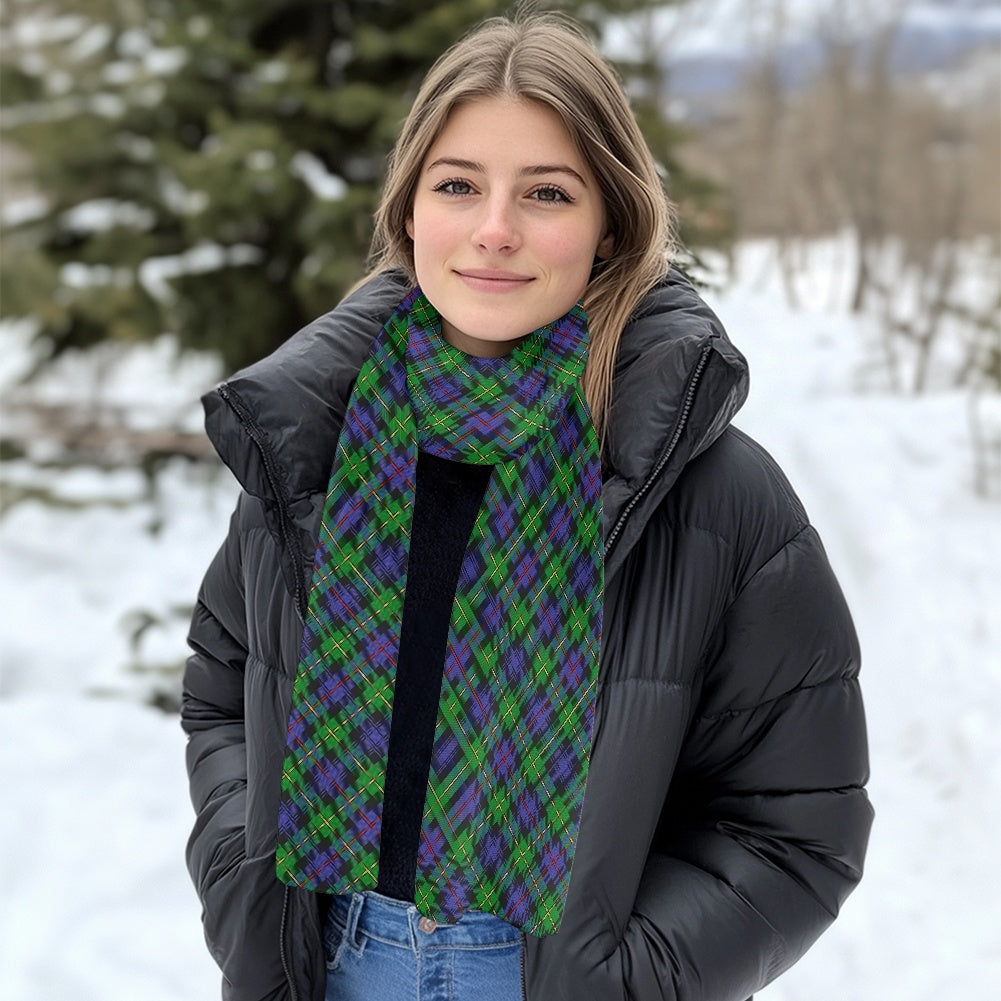 Clan Baillie Tartan Fluffy scarf