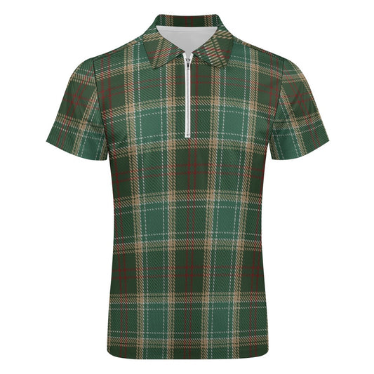 US State - Michigan Tartan Short sleeve polo shirt