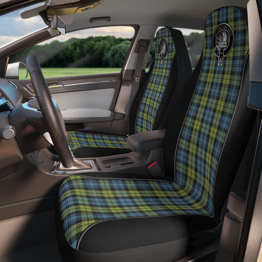 Clan Campbell Crest & Tartan Car Seat Covers