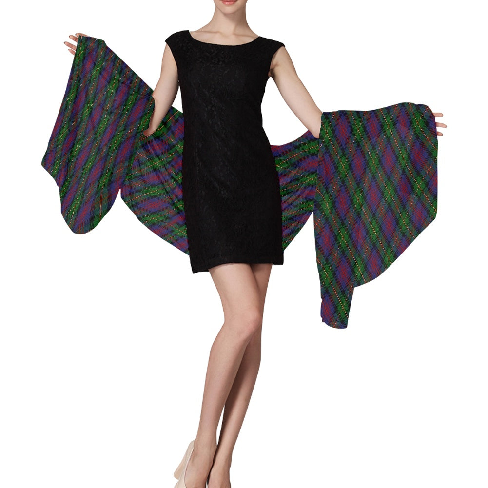 Clan Logan Tartan Bias Chiffon Scarf