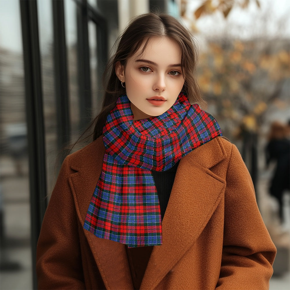 Clan Paterson Red Tartan Fluffy scarf