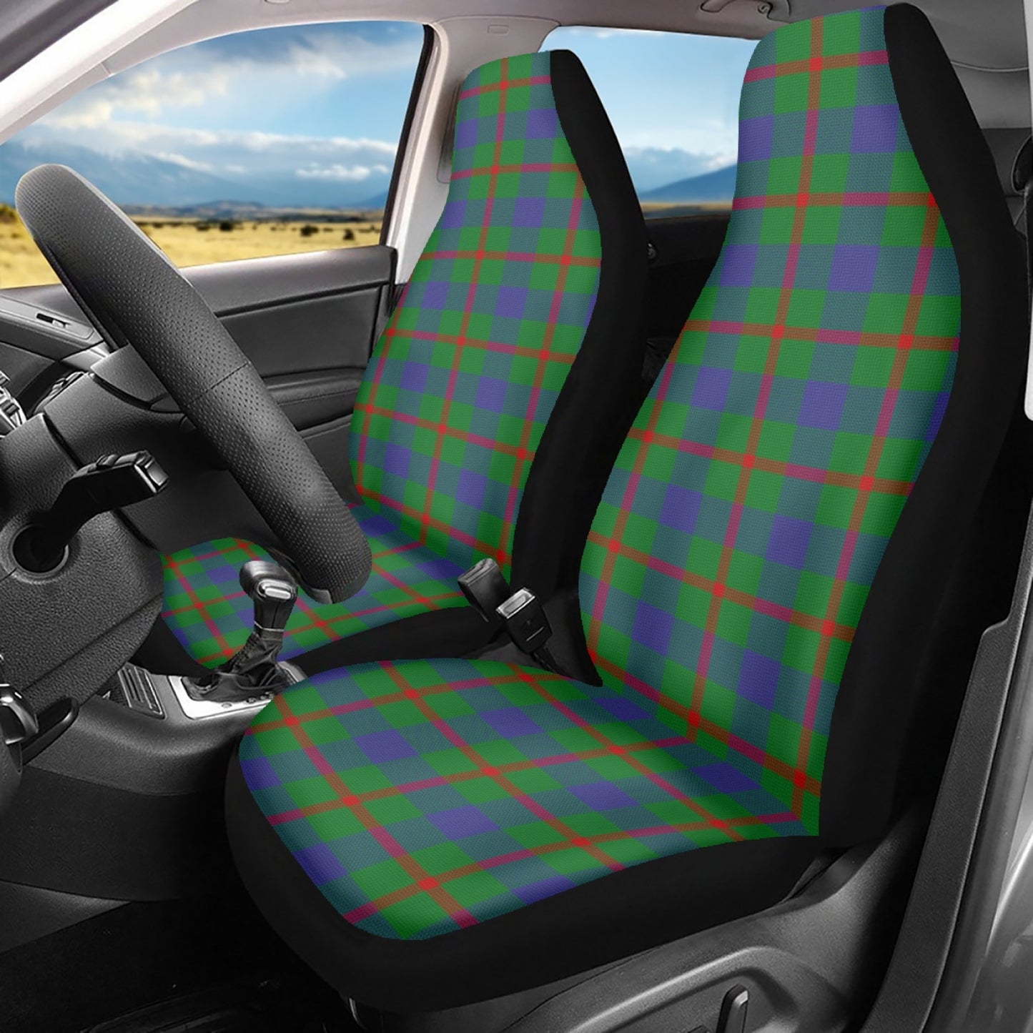 Clan Agnew Tartan Car Seat Covers - 3Pcs