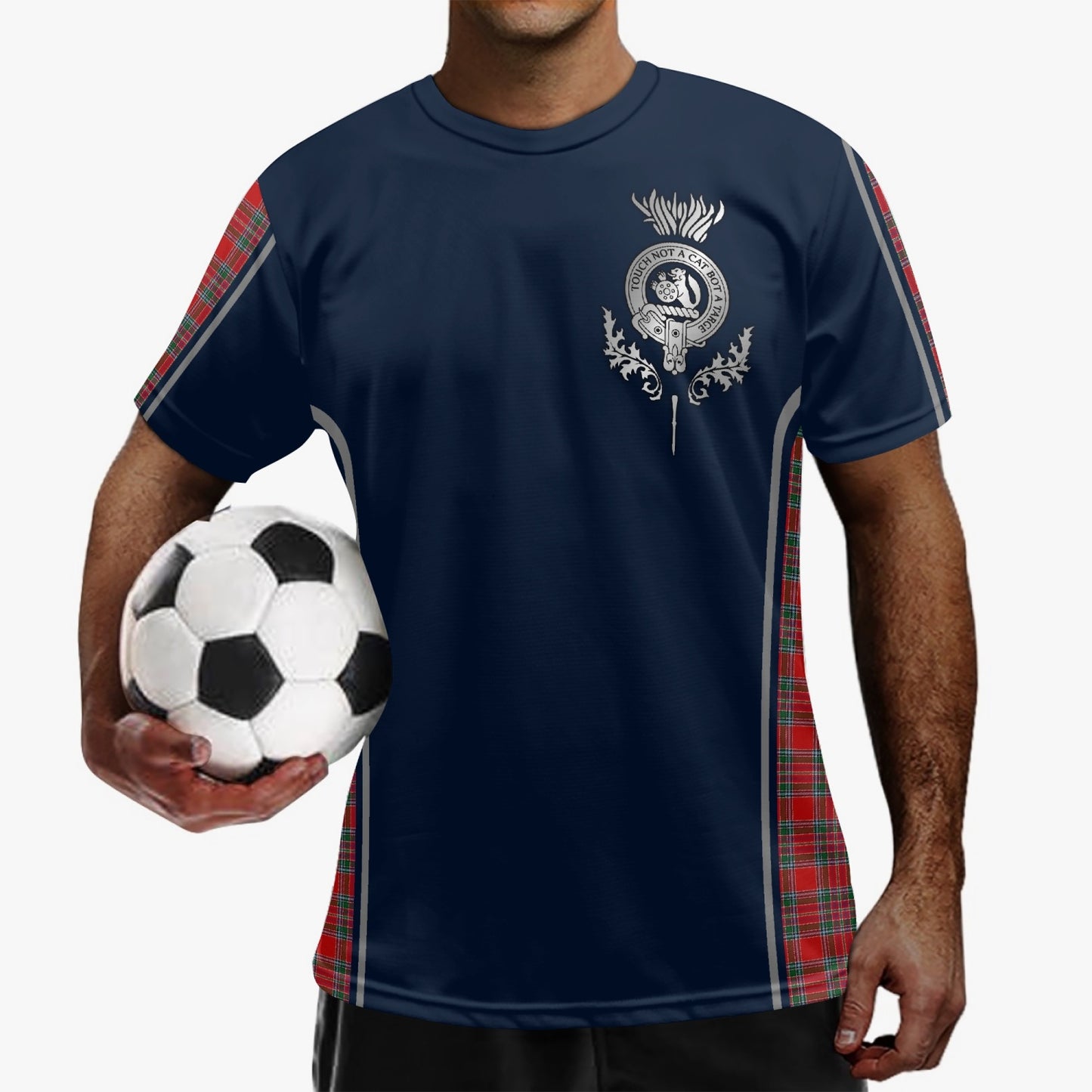 Clan MacBean Crest & Tartan Soccer Jersey