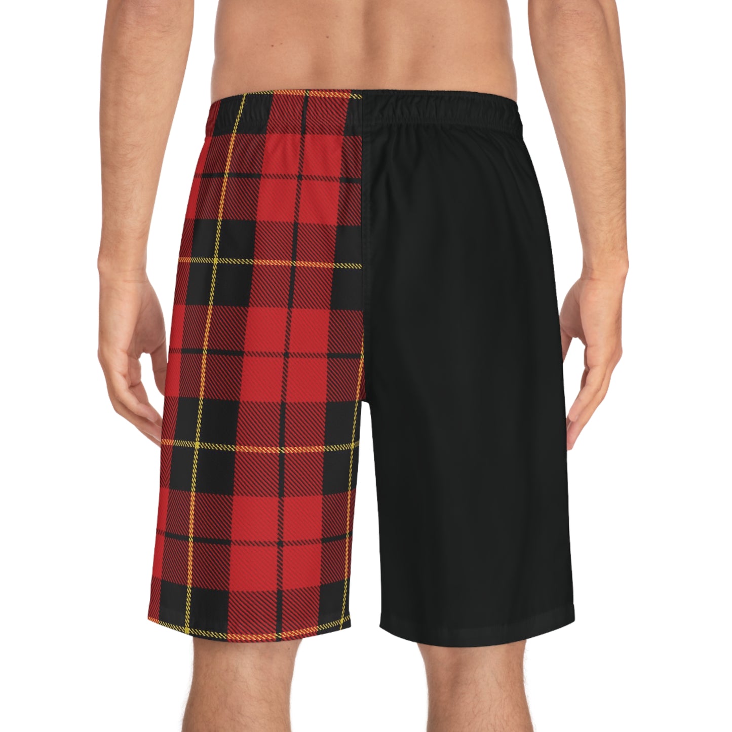 Clan Wallace Tartan Men's Board Shorts (AOP)