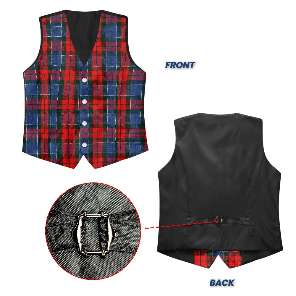 Clan Paterson Red Tartan Waistcoat