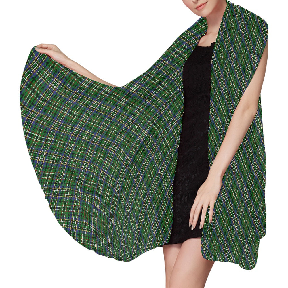 Clan Scott Green Tartan Chiffon Scarf