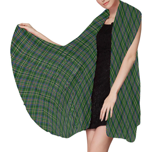 Clan Scott Green Tartan Chiffon Scarf