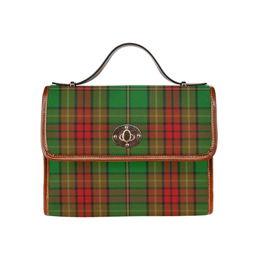 Irish County Cavan Tartan Canvas Handbag