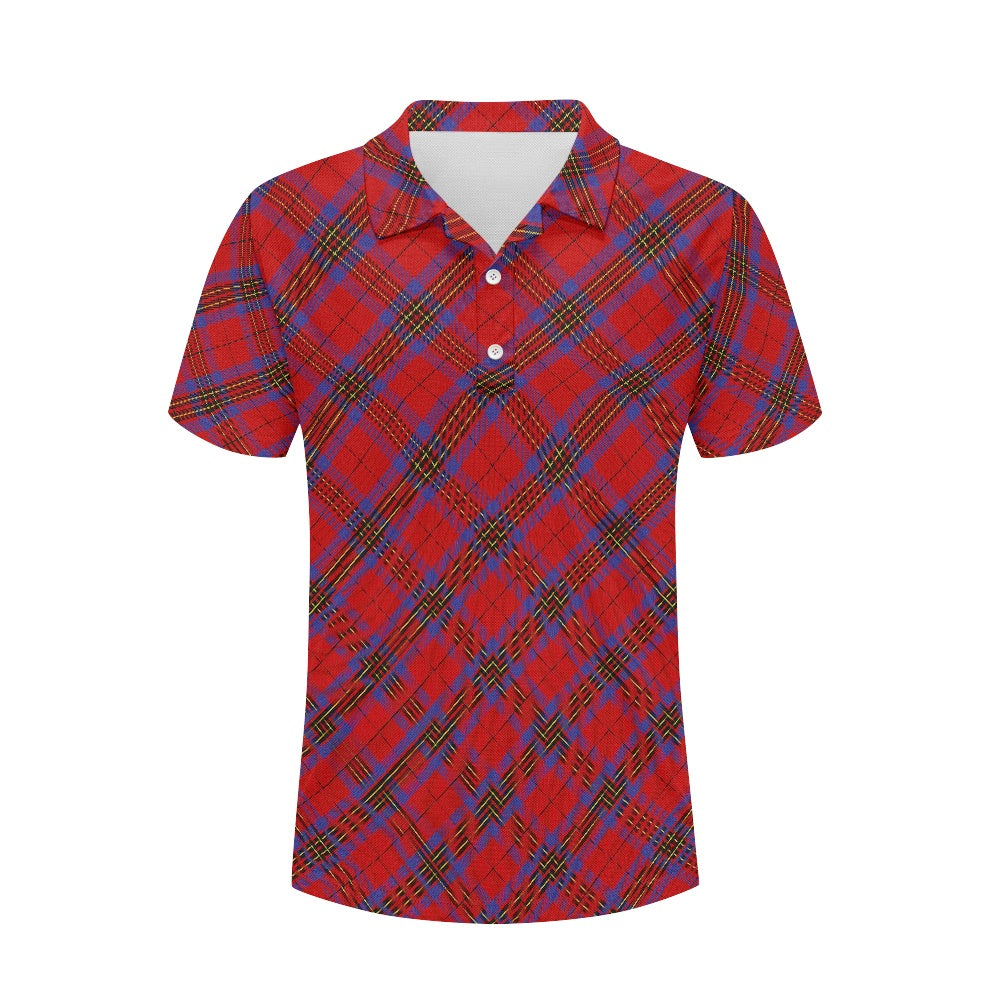 Clan Leslie Tartan Polo Shirt