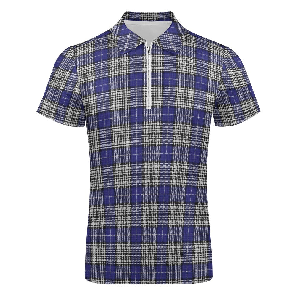 Clan Napier Tartan Short sleeve polo shirt