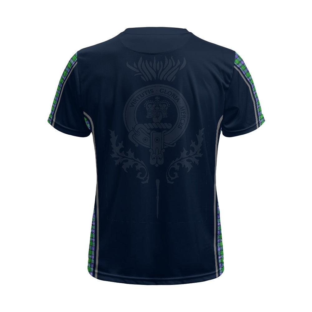 Clan Donnachaidh Crest & Hunting Tartan Football Shirt