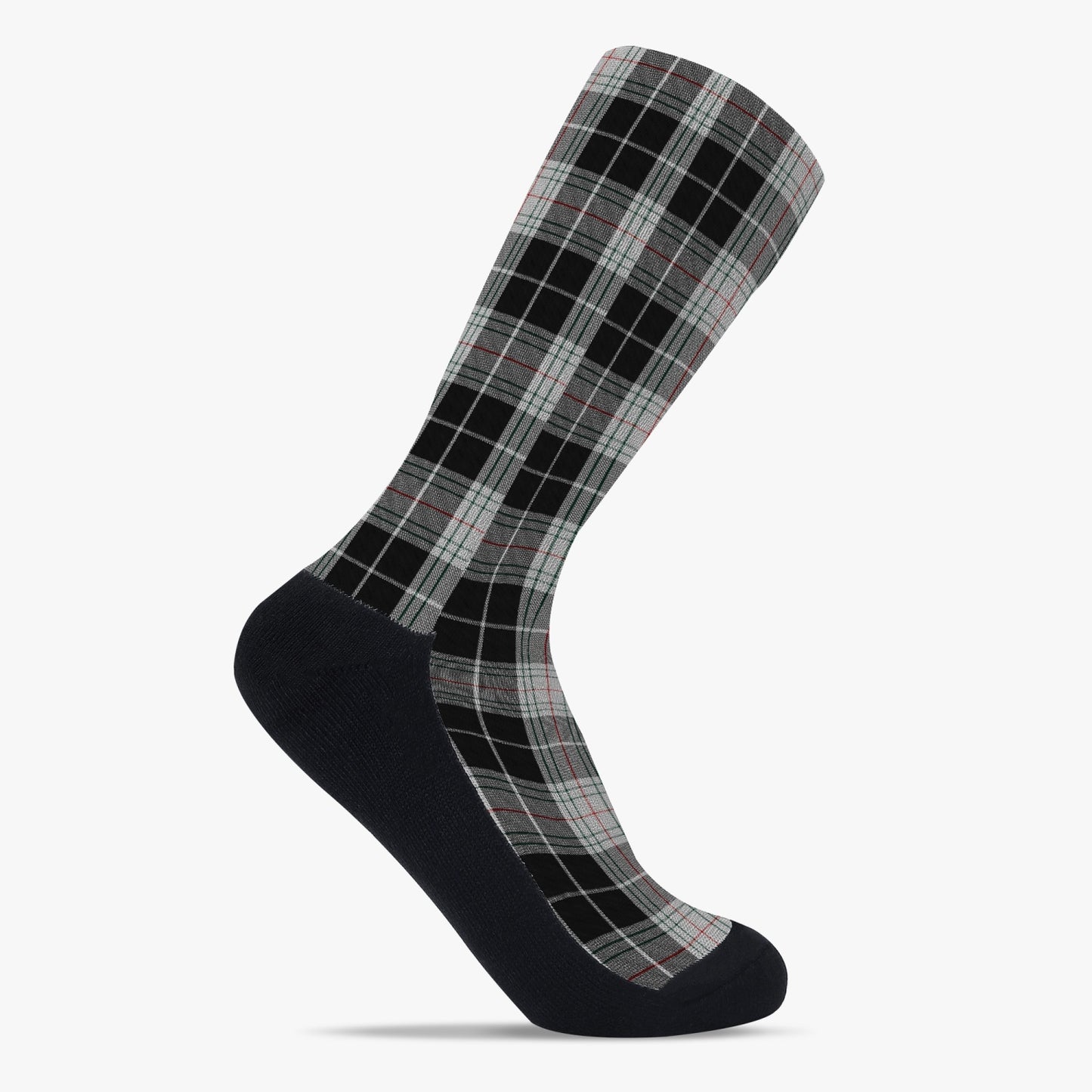 Cornish St Piran Dress Tartan Reinforced Sports Socks