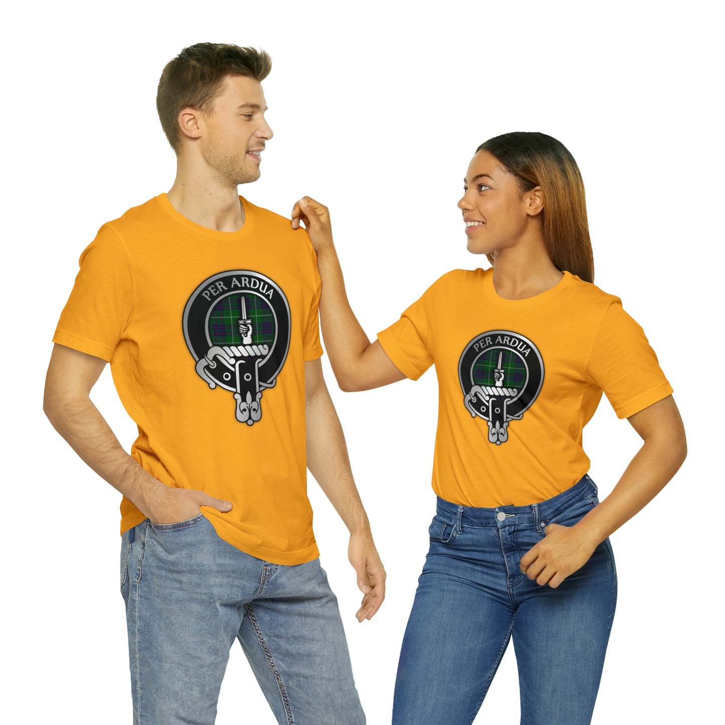 Clan MacIntyre Crest & Tartan | Unisex T-Shirt