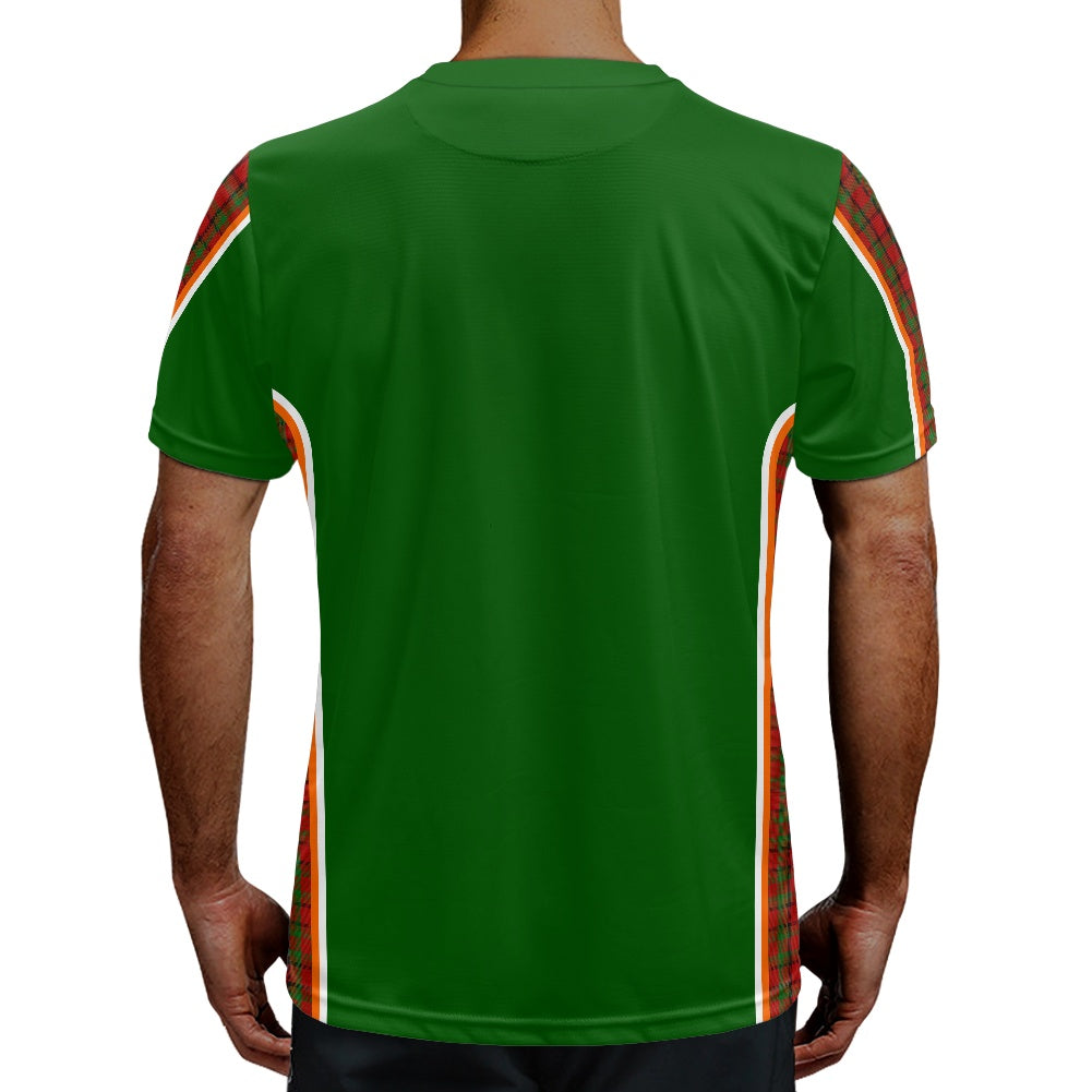 Irish County Tipperary Tartan Strip Football Shirt