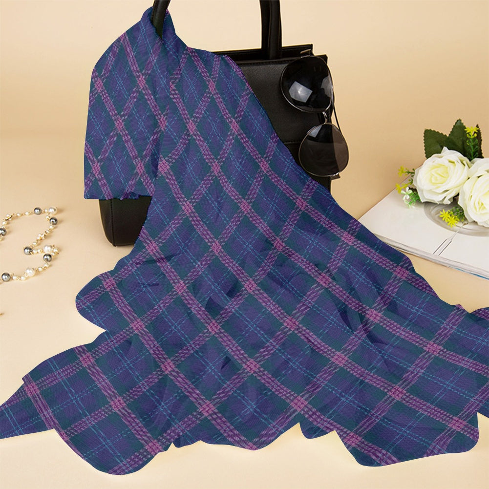 Great Scott Tartan Bias Chiffon Scarf