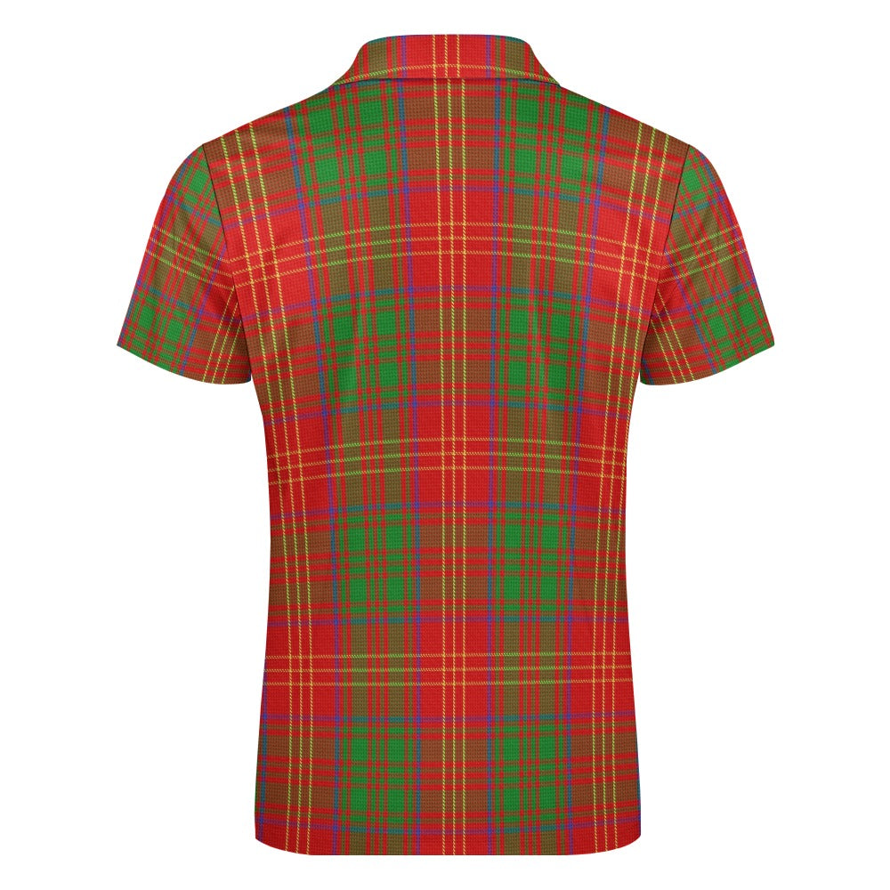 Clan Burns Tartan Short sleeve polo shirt