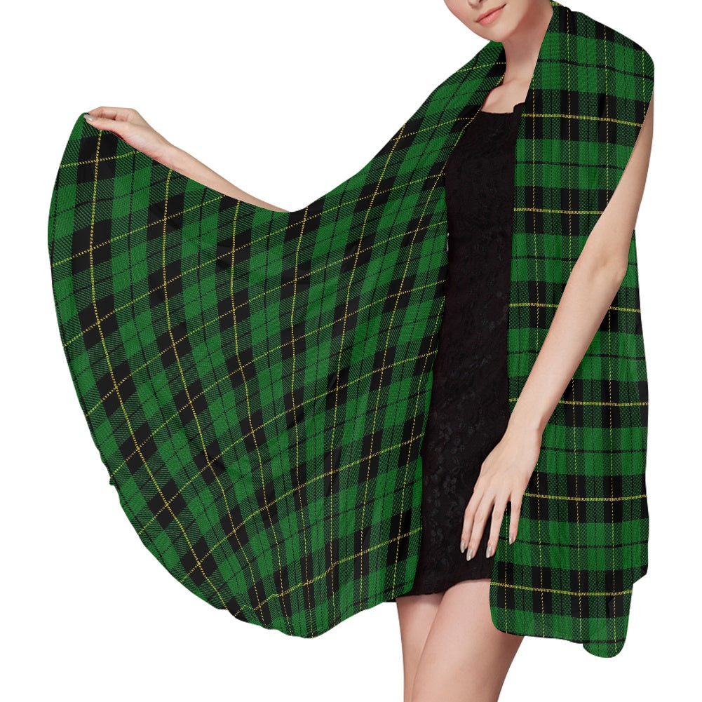 Clan Wallace Hunting Tartan Chiffon Scarf