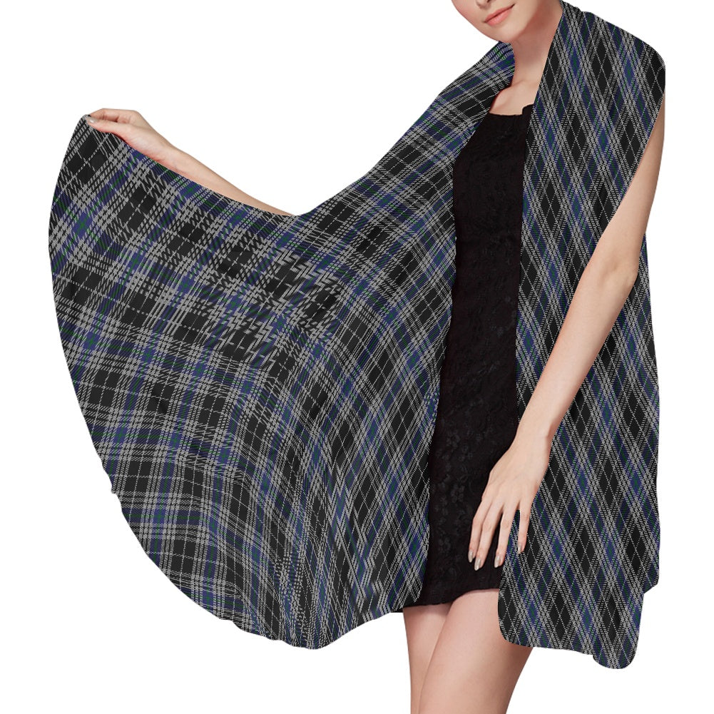 Breizh | Breton | Bretagne National Tartan Chiffon Scarf Bias