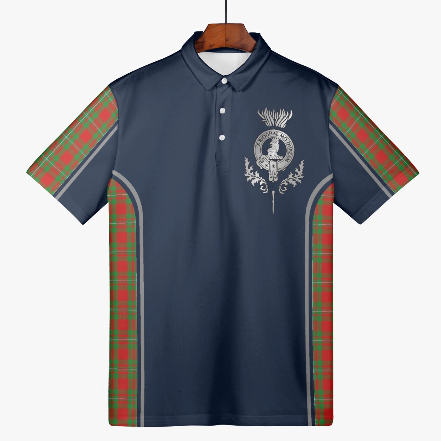 Clan MacGregor Crest & Tartan Polo Shirt