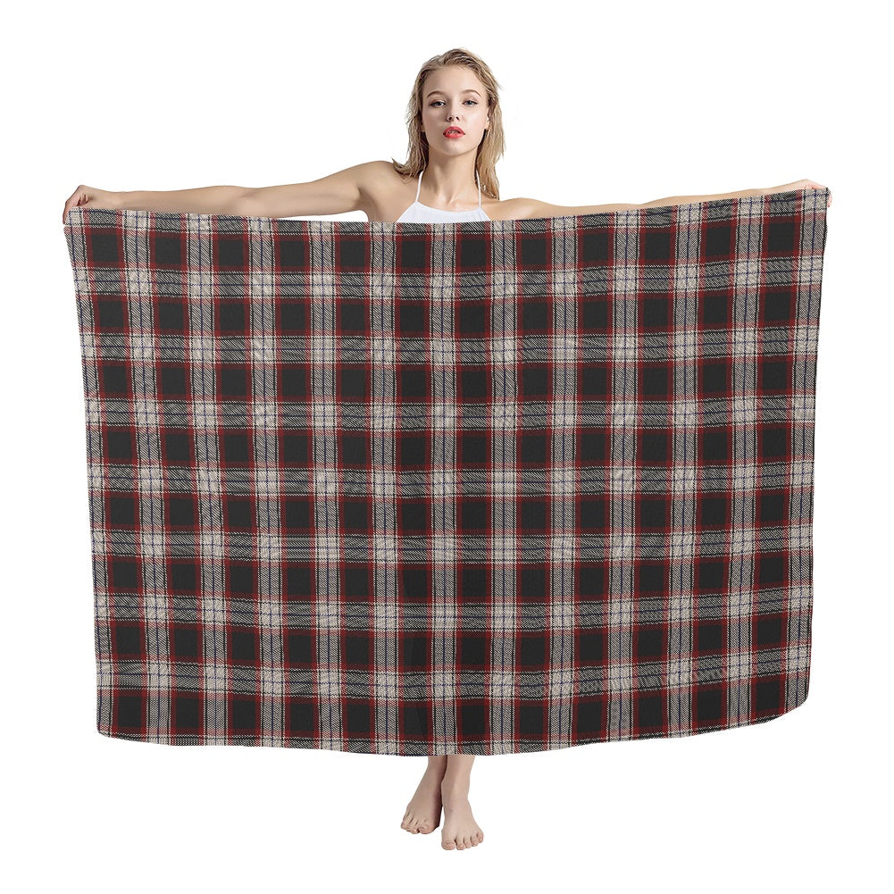 Breizh | Breton | Bretagne Bro-Wened Tartan Chiffon Scarf