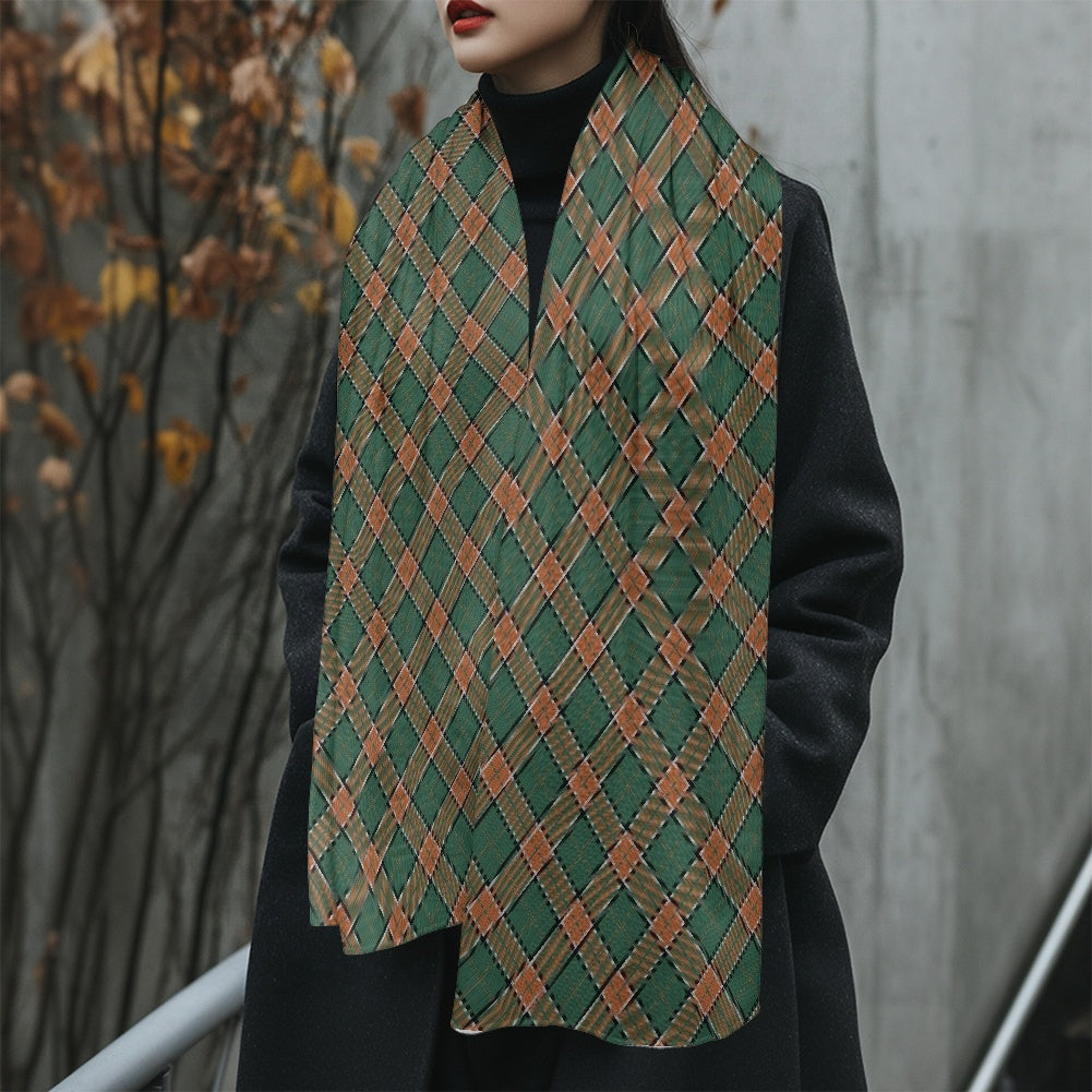 Clan Pollock Tartan Fluffy scarf