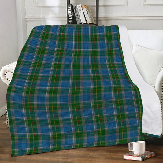 US State - Connecticut Tartan Fleece Blanket