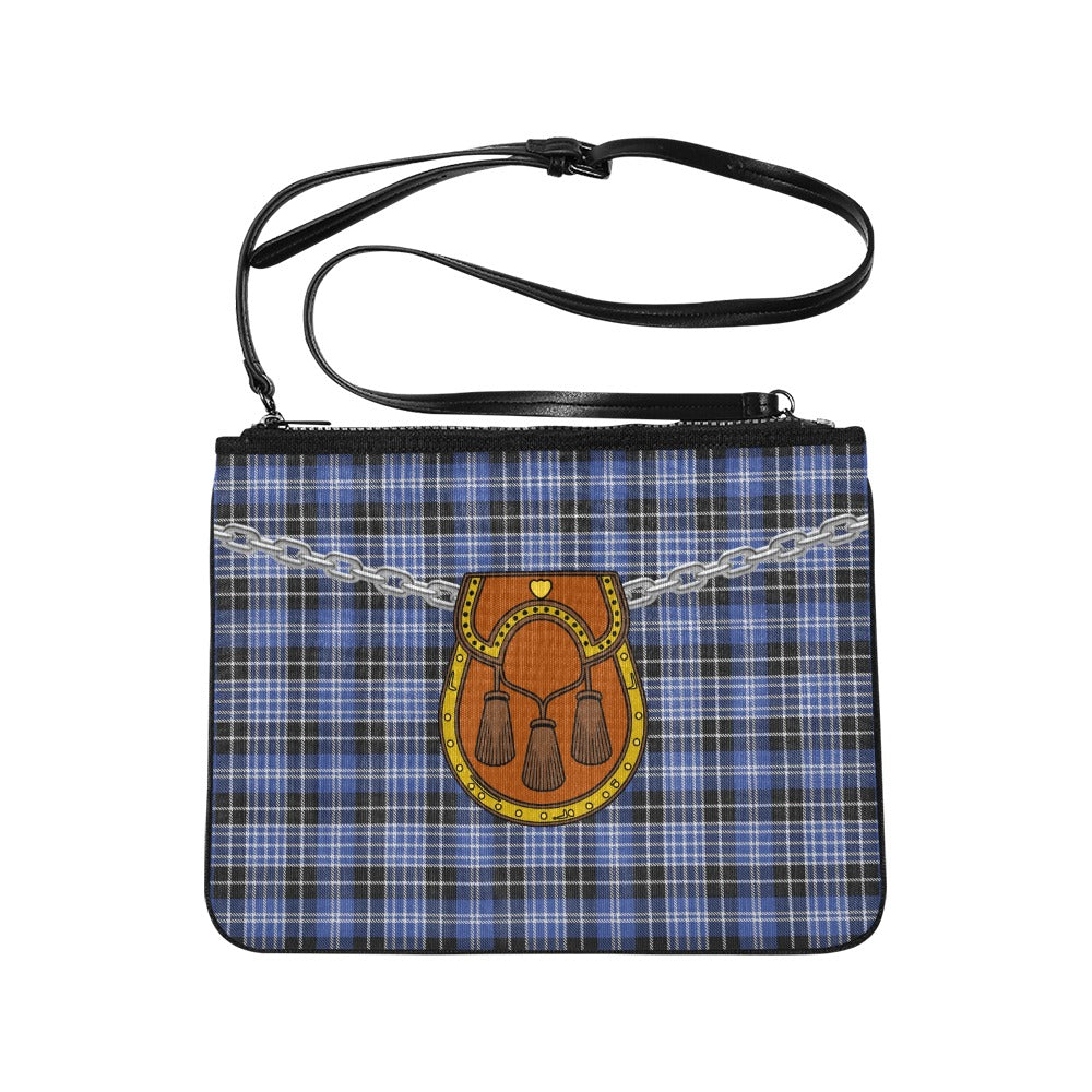 Clan Clark Tartan Kilt Clutch Bag