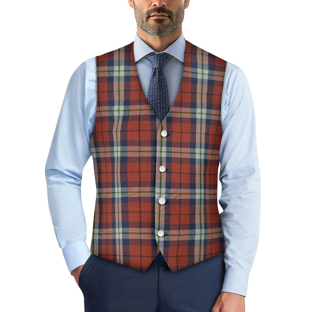Breizh | Breton | Bretagne Bro-Sant-Malou Tartan Suit vest jacket