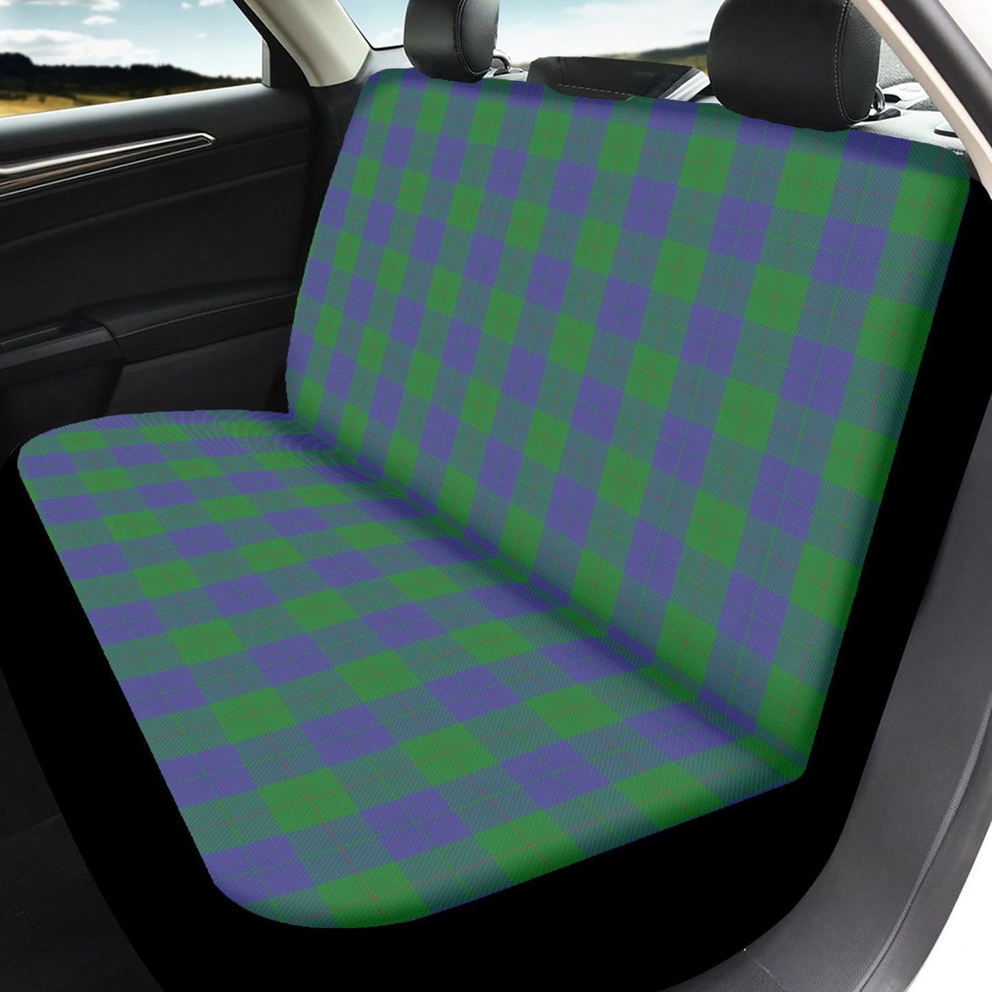 Clan Barclay Tartan Car Seat Covers - 3Pcs