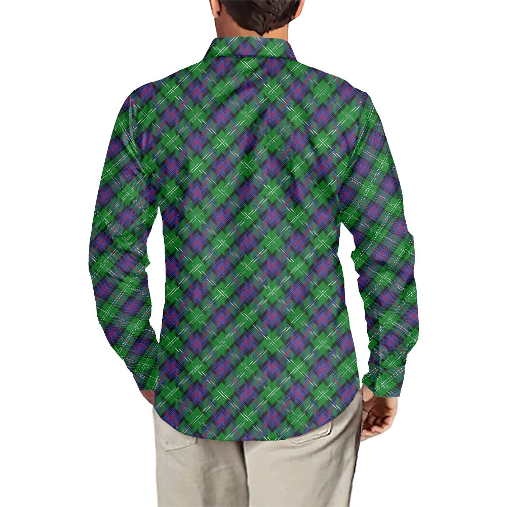 Clan Sutherland Tartan long-sleeved shirt