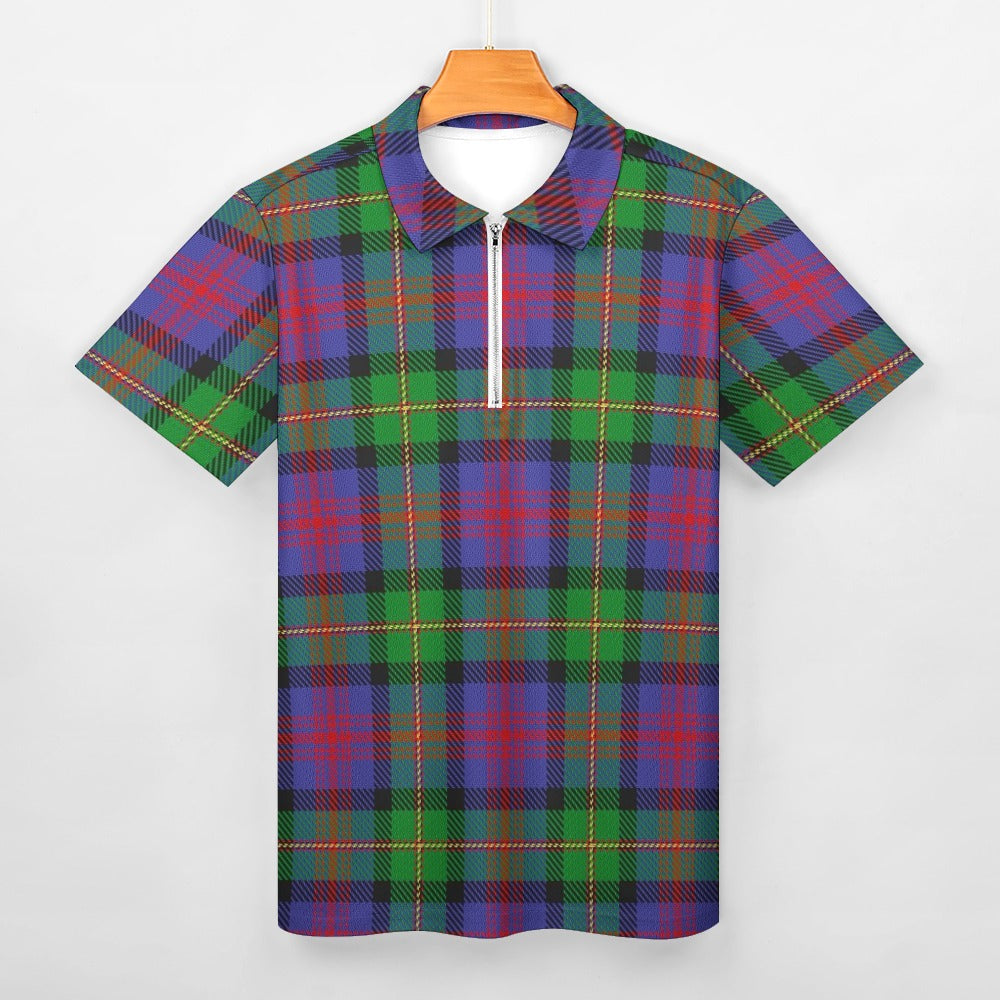 Clan Logan Tartan Short sleeve polo shirt