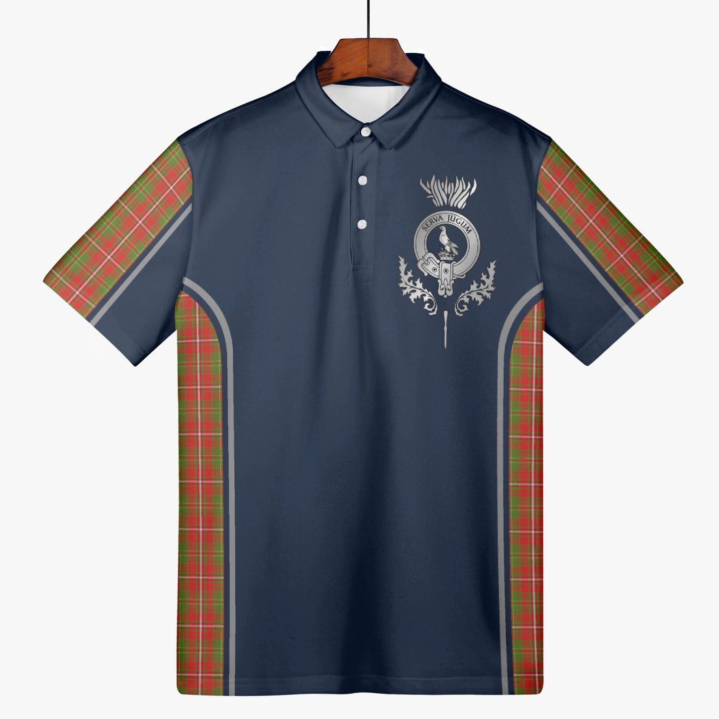 Clan Hay Crest & Tartan Polo Shirt