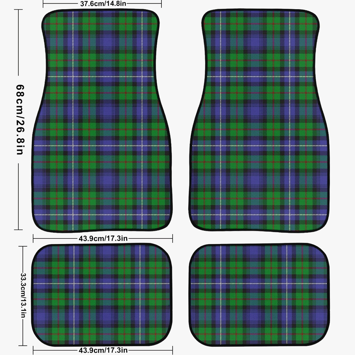 Clan Donnachaidh Car Floor Mats - 4Pcs