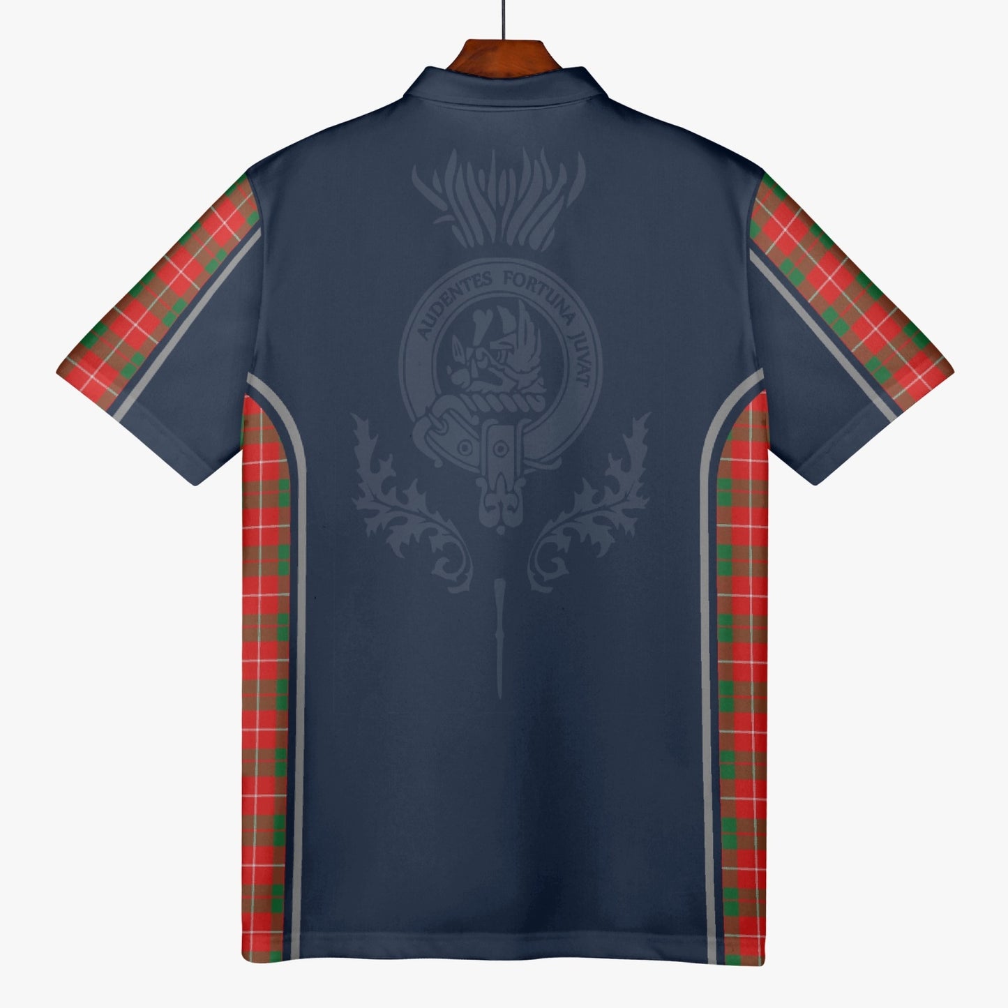 Clan MacKinnon Crest & Tartan Polo Shirt