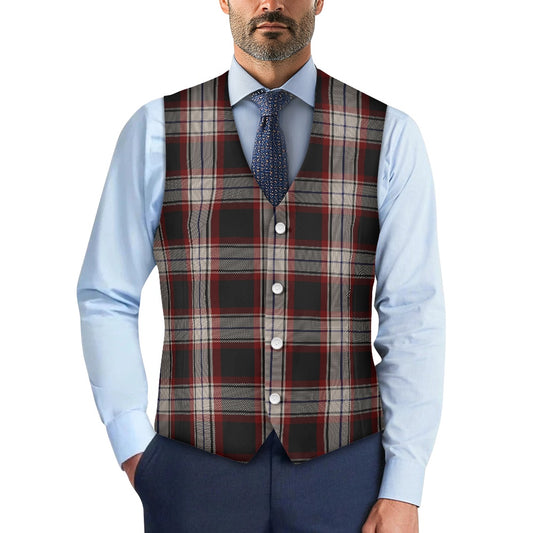 Breizh | Breton | Bretagne Bro-Wened Tartan Suit vest jacket
